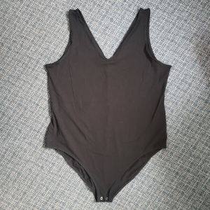 V-neck body suit
